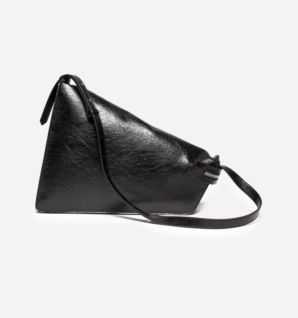 Τσάντα ώμου ασύμμετρη μαύρη - null - Μαυρο | Sisley image number 3